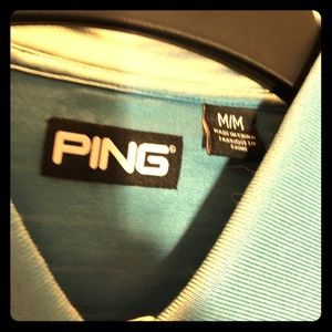 Men’s PING golf polo medium